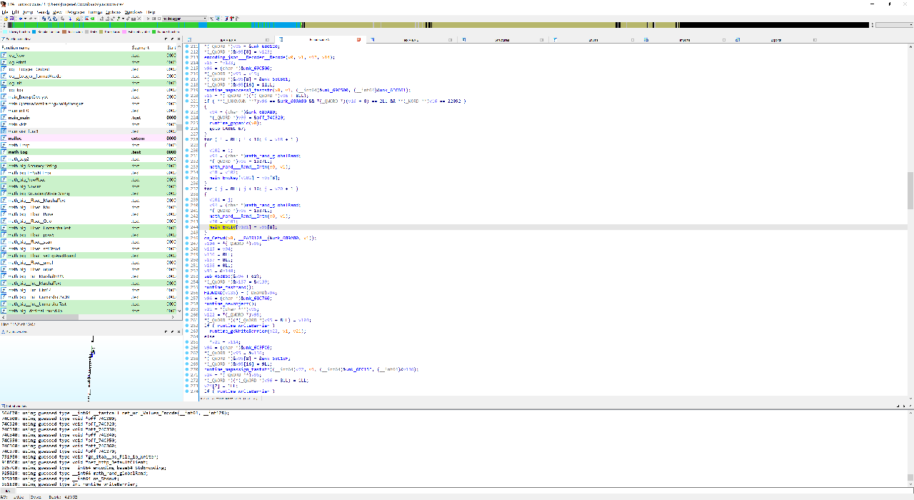 Pseudocode of initializing encKey and encIV